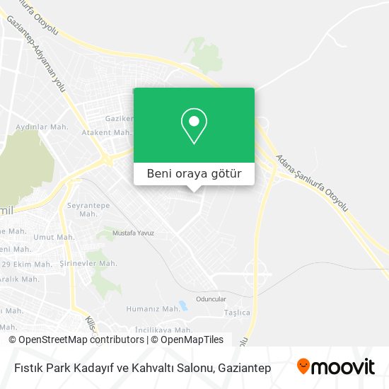 Fıstık Park Kadayıf ve Kahvaltı Salonu harita