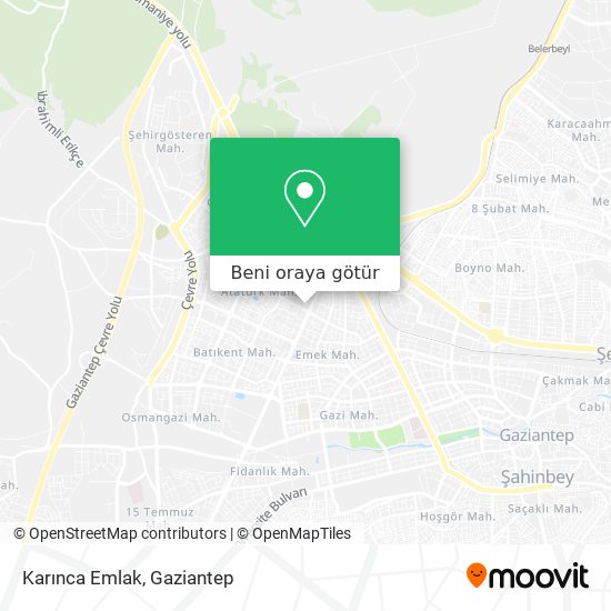 Karınca Emlak harita