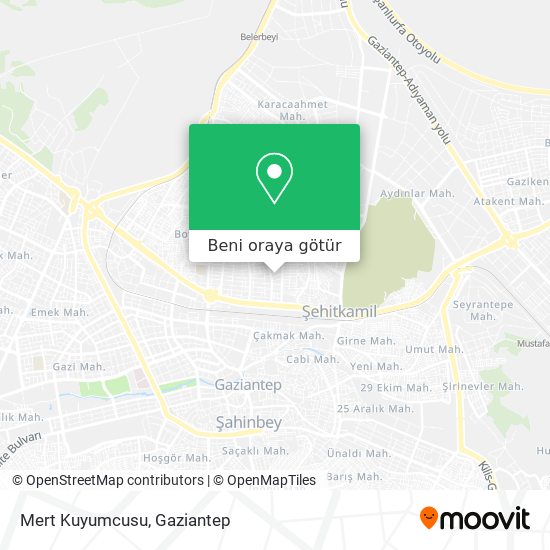 Mert Kuyumcusu harita