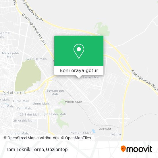 Tam Teknik Torna harita