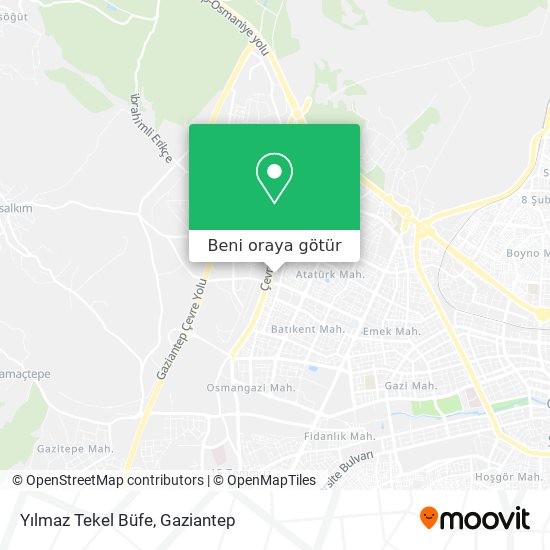Yılmaz Tekel Büfe harita