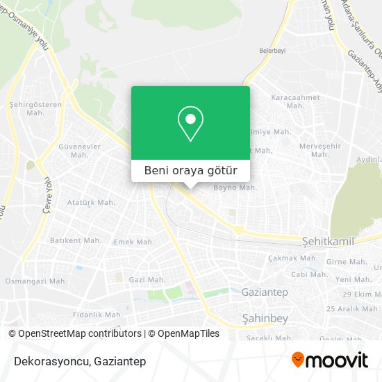 Dekorasyoncu harita