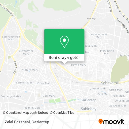 Zelal Eczanesi harita