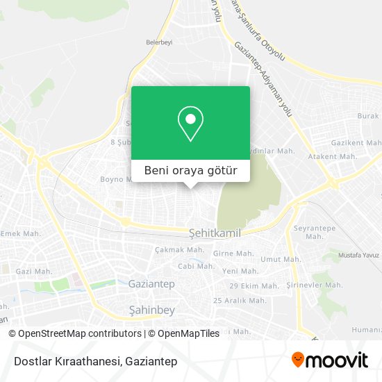 Dostlar Kıraathanesi harita