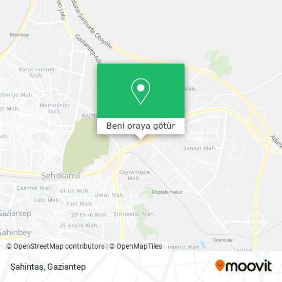 Şahintaş harita