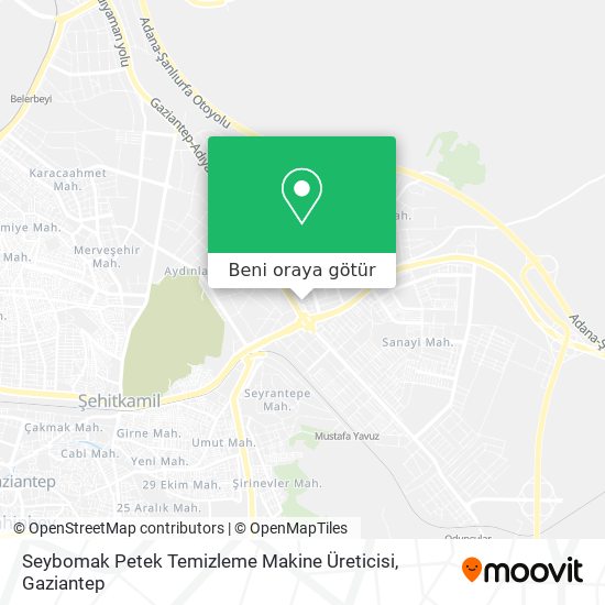 Seybomak Petek Temizleme Makine Üreticisi harita