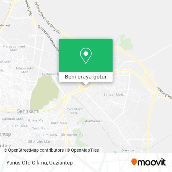 Yunus Oto Cıkma harita