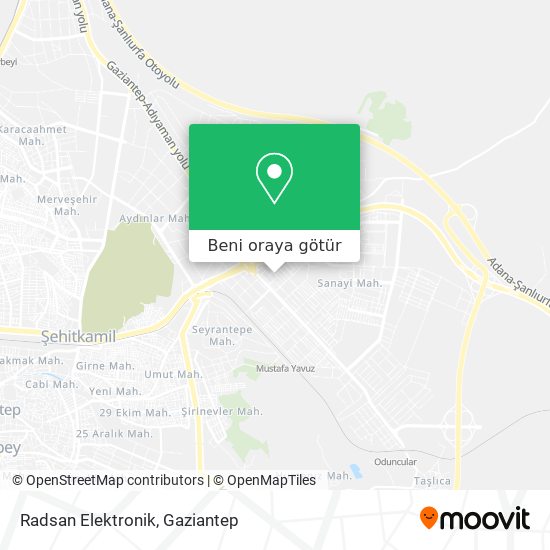Radsan Elektronik harita