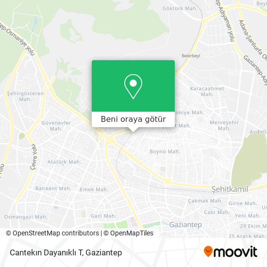 Cantekın Dayanıklı T harita