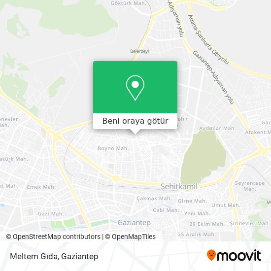 Meltem Gıda harita