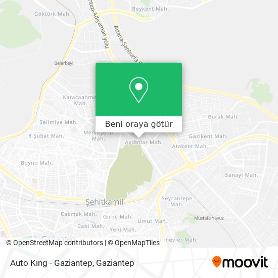 Auto Kıng - Gaziantep harita