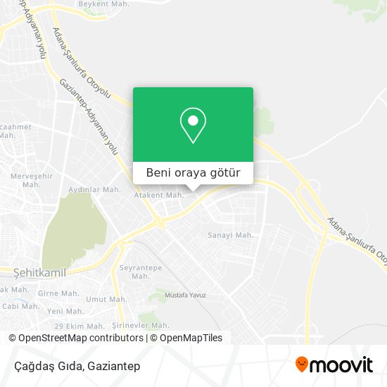 Çağdaş Gıda harita