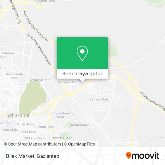 Bilek Market harita