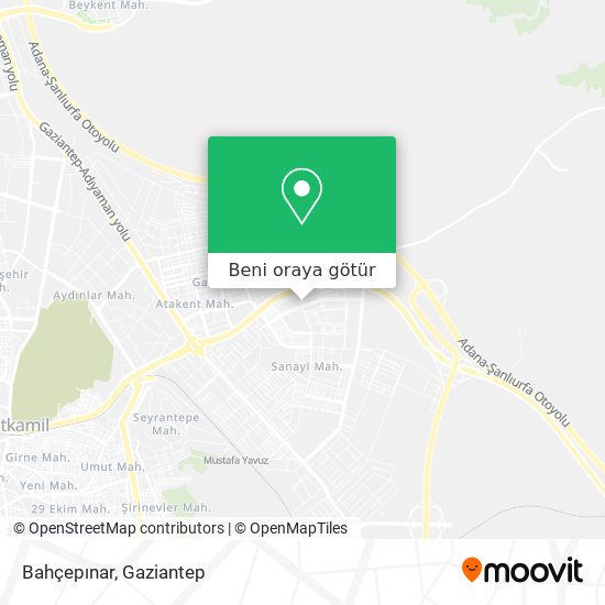 Bahçepınar harita