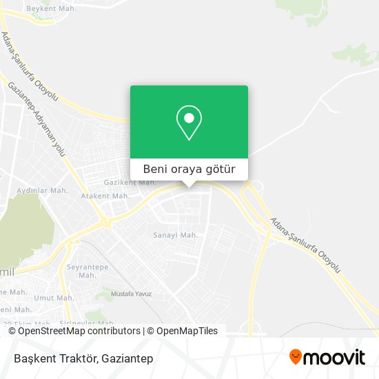 Başkent Traktör harita