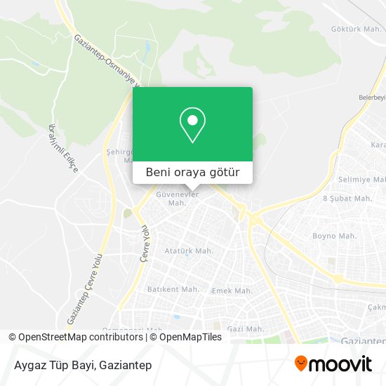 Aygaz Tüp Bayi harita