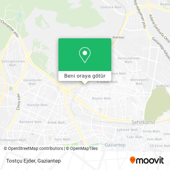 Tostçu Ejder harita