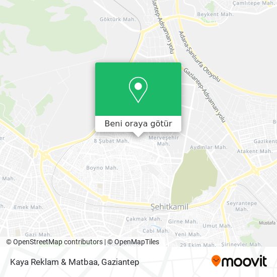 Kaya Reklam & Matbaa harita