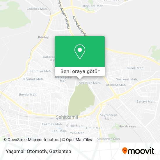 Yaşamalı Otomotiv harita