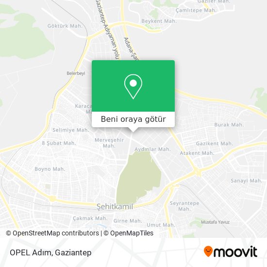 OPEL Adım harita