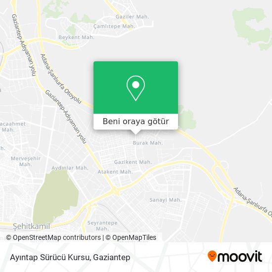 Ayıntap Sürücü Kursu harita