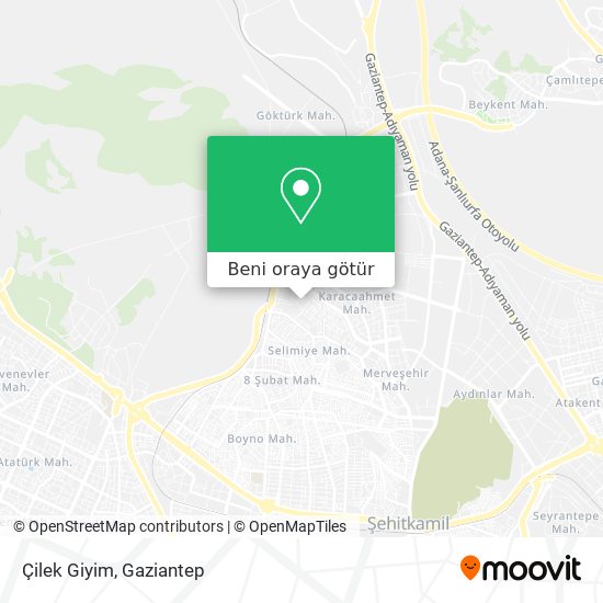Çilek Giyim harita