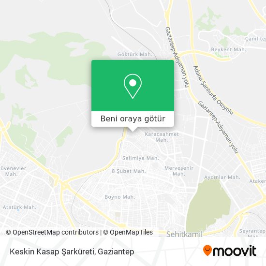 Keskin Kasap Şarküreti harita