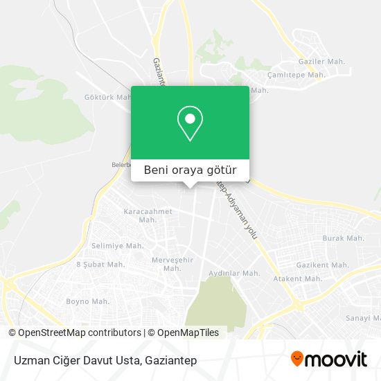 Uzman Ciğer Davut Usta harita