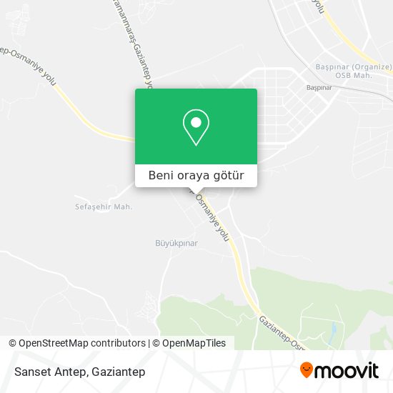 Sanset Antep harita
