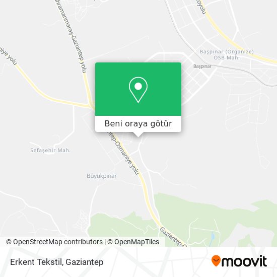 Erkent Tekstil harita