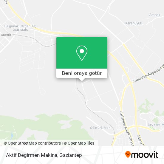Aktif Degirmen Makina harita