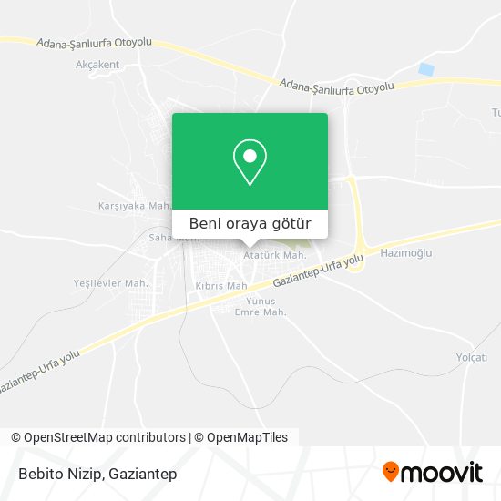 Bebito Nizip harita