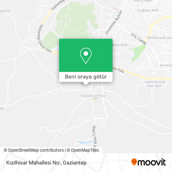 Kızılhisar Mahallesi No: harita