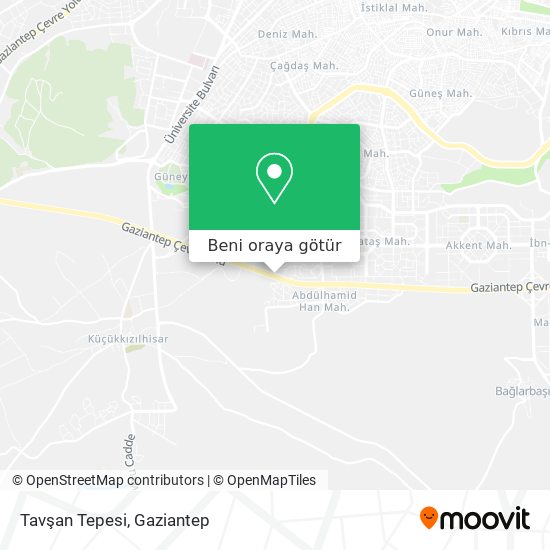 Tavşan Tepesi harita