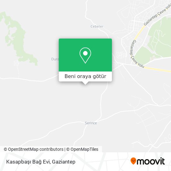 Kasapbaşı Bağ Evi harita