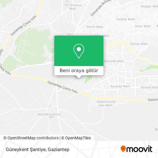 Güneykent Şantiye harita