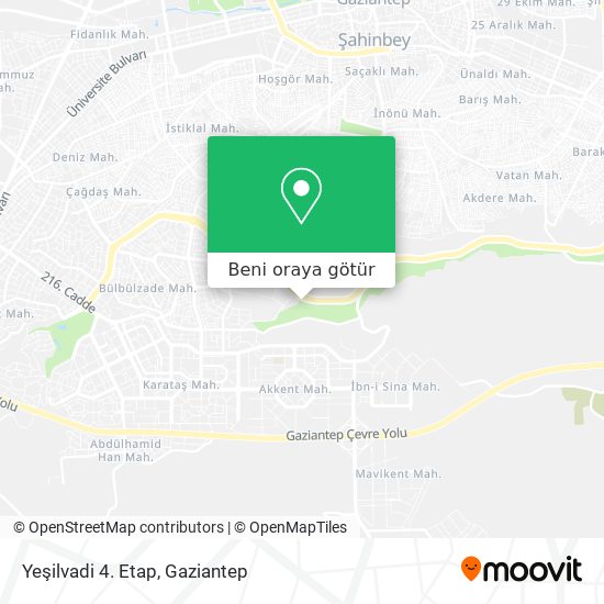 Yeşilvadi 4. Etap harita