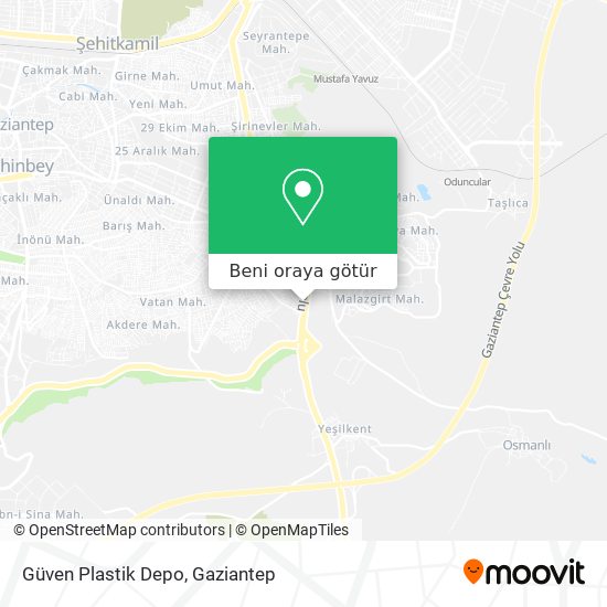 Güven Plastik Depo harita