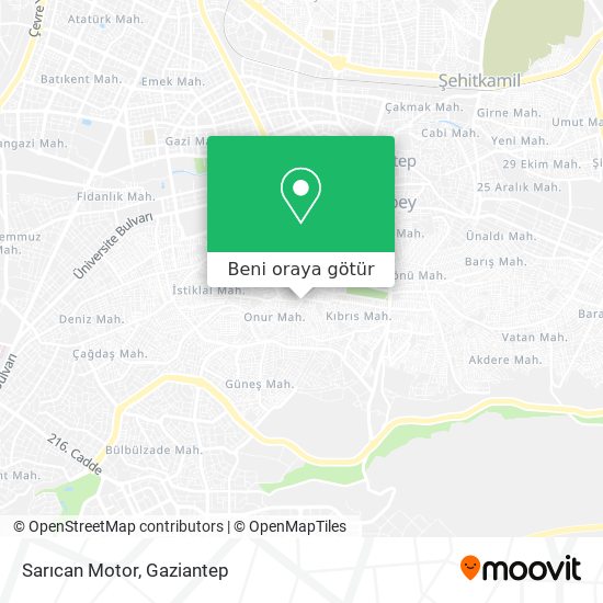 Sarıcan Motor harita