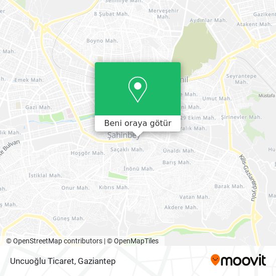 Uncuoğlu Ticaret harita