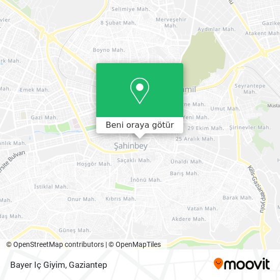 Bayer Iç Giyim harita