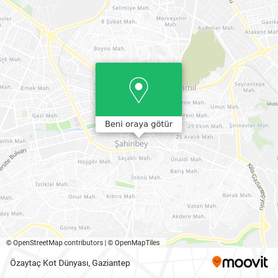 Özaytaç Kot Dünyası harita