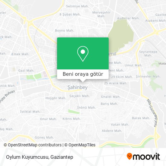 Oylum Kuyumcusu harita