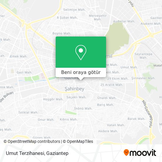 Umut Terzihanesi harita