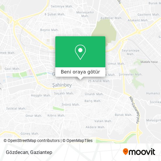 Gözdecan harita