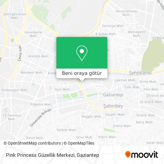 Pink Princess Güzellik Merkezi harita