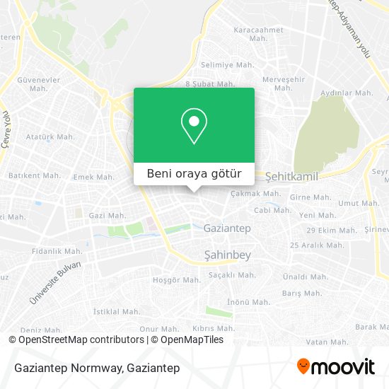 Gaziantep Normway harita