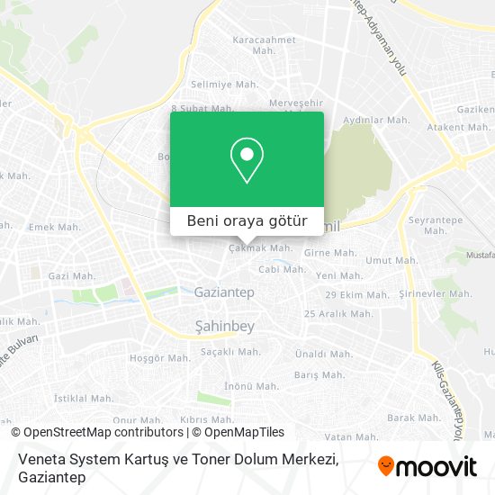 Veneta System Kartuş ve Toner Dolum Merkezi harita