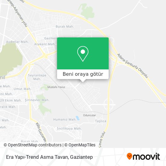 Era Yapı-Trend Asma Tavan harita