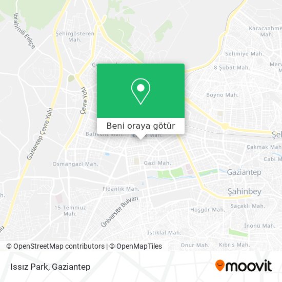 Issız Park harita